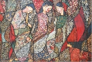 Tường Vân & nét ngại ngùng trong tranh thiếu nữ