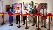 Khai mạc triển lãm mỹ thuật "Dòng chảy sắc màu"